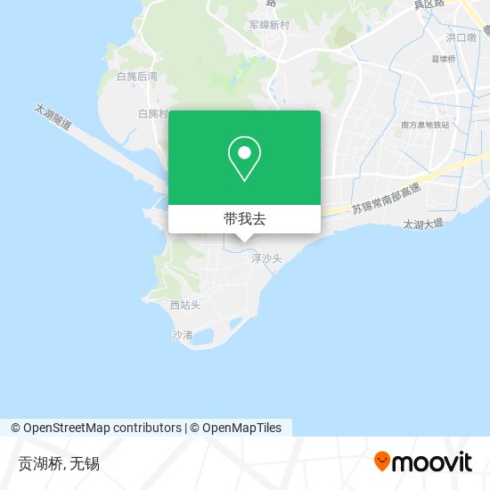 贡湖桥地图