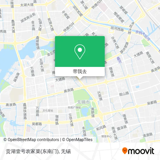 贡湖壹号农家菜(东南门)地图