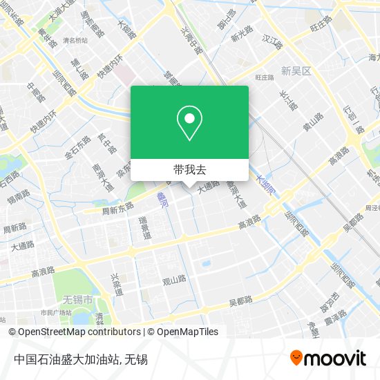 中国石油盛大加油站地图