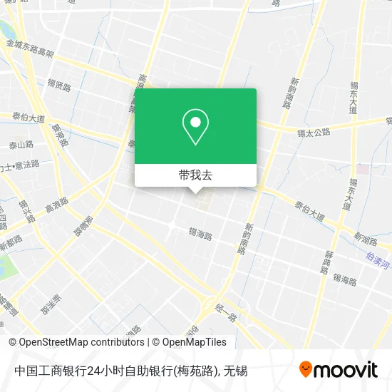 中国工商银行24小时自助银行(梅苑路)地图