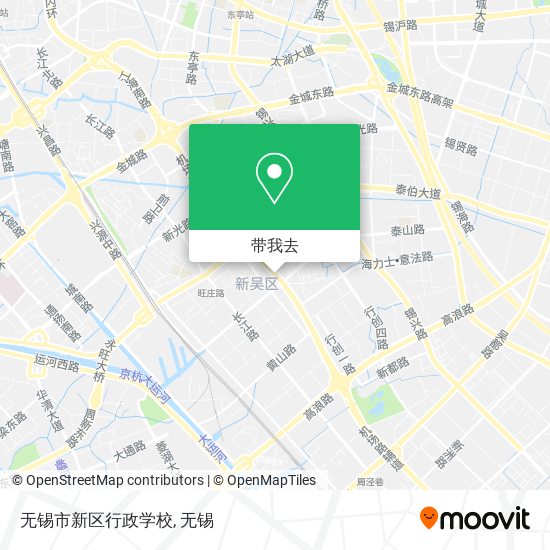 无锡市新区行政学校地图
