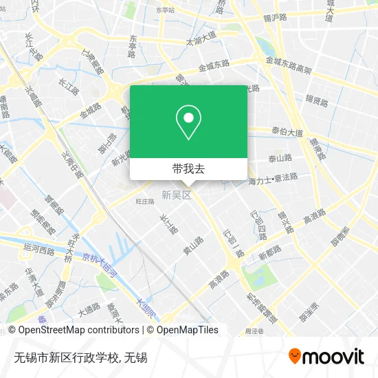 无锡市新区行政学校地图
