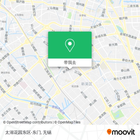 太湖花园东区-东门地图