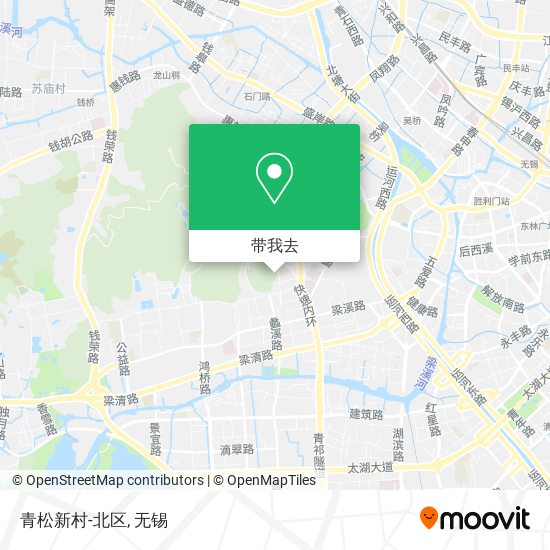 青松新村-北区地图