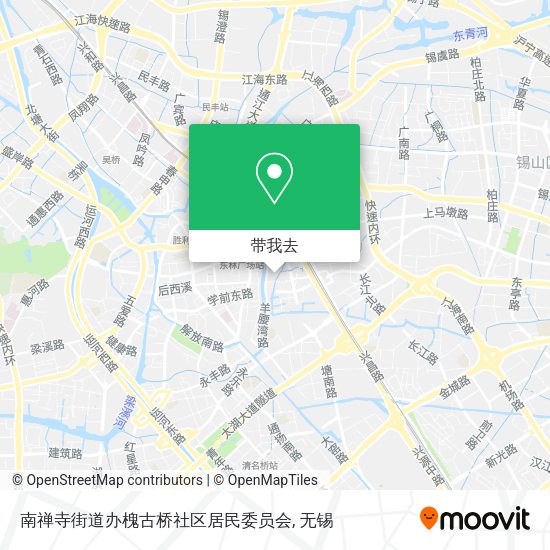 南禅寺街道办槐古桥社区居民委员会地图
