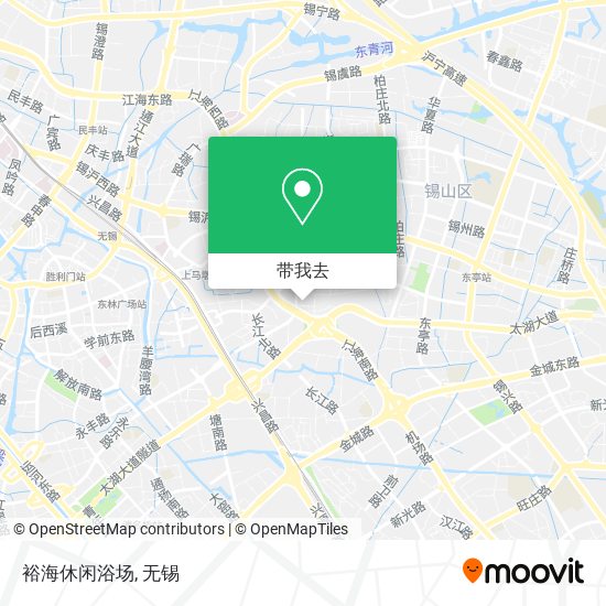 裕海休闲浴场地图