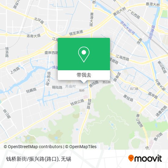 钱桥新街/振兴路(路口)地图