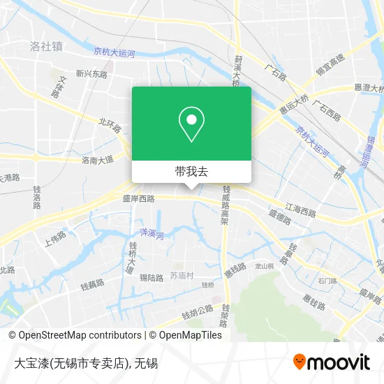大宝漆(无锡市专卖店)地图