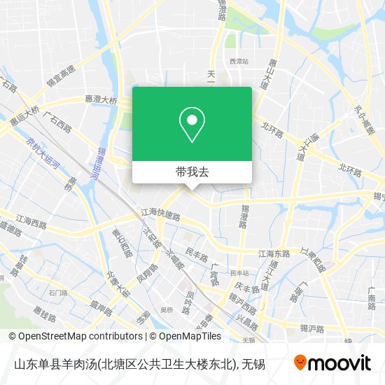 山东单县羊肉汤(北塘区公共卫生大楼东北)地图
