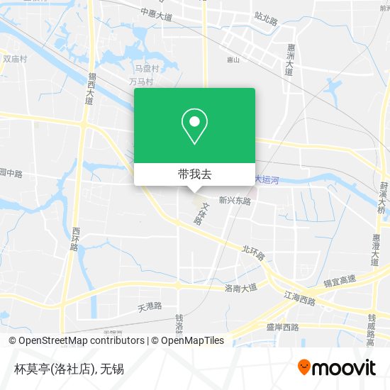 杯莫亭(洛社店)地图
