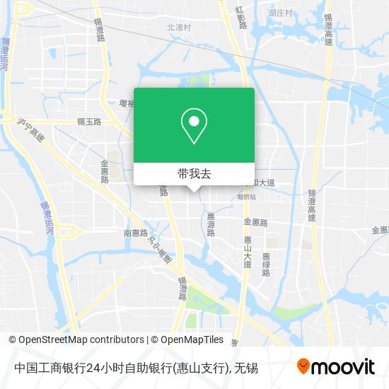 中国工商银行24小时自助银行(惠山支行)地图