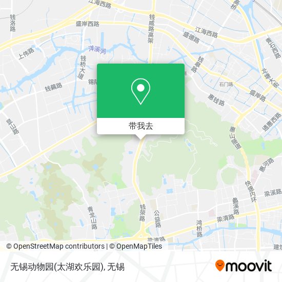 无锡动物园(太湖欢乐园)地图