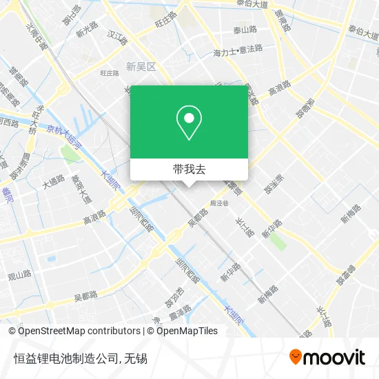 恒益锂电池制造公司地图
