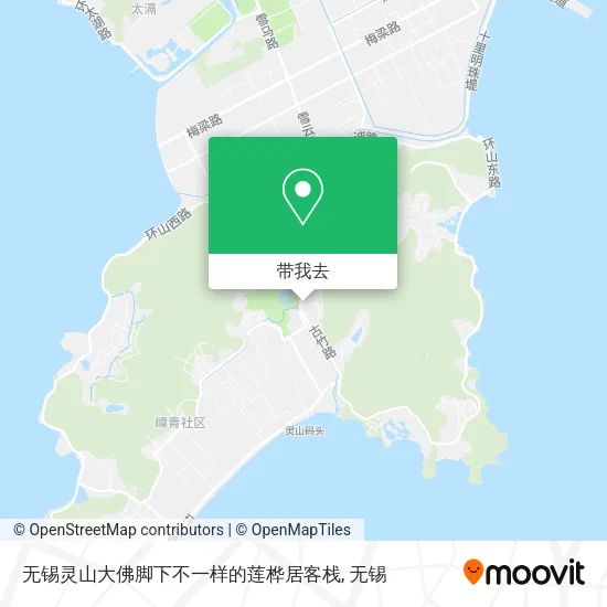 无锡灵山大佛脚下不一样的莲桦居客栈地图