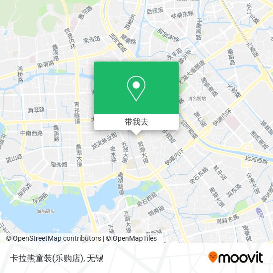 卡拉熊童装(乐购店)地图