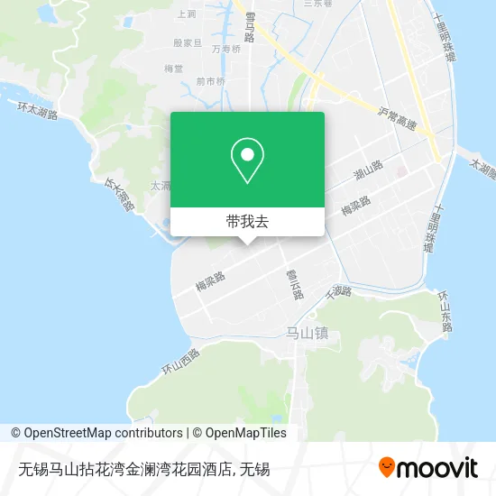 无锡马山拈花湾金澜湾花园酒店地图