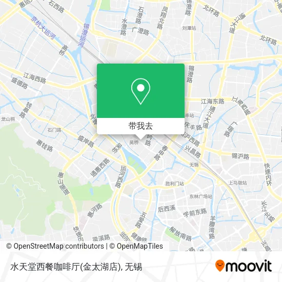 水天堂西餐咖啡厅(金太湖店)地图
