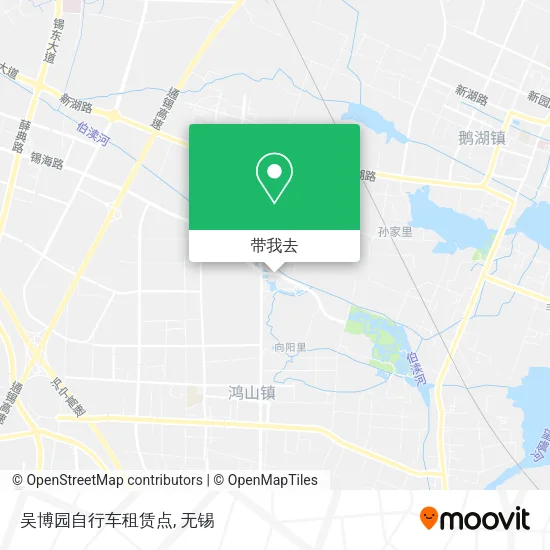 吴博园自行车租赁点地图