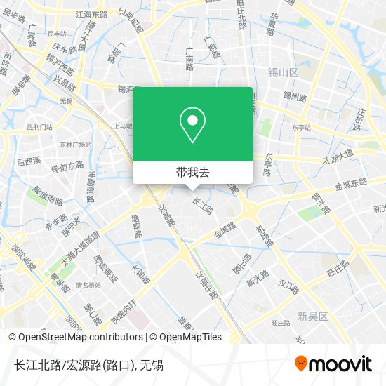 长江北路/宏源路(路口)地图