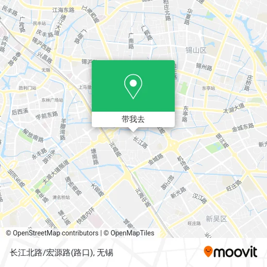 长江北路/宏源路(路口)地图