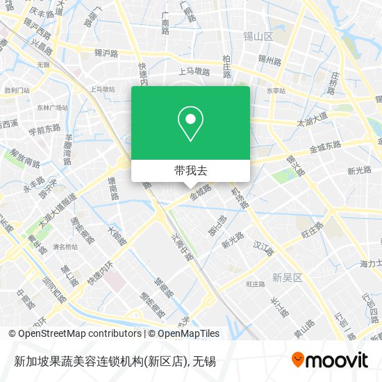 新加坡果蔬美容连锁机构(新区店)地图