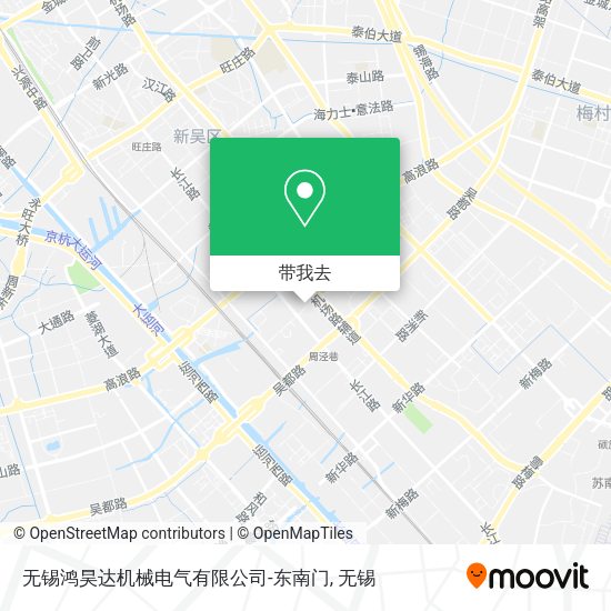 无锡鸿昊达机械电气有限公司-东南门地图