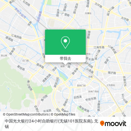 中国光大银行24小时自助银行(无锡101医院东南)地图