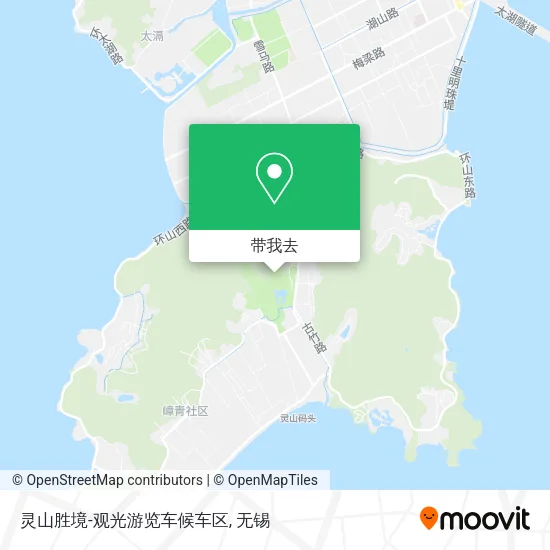 灵山胜境-观光游览车候车区地图