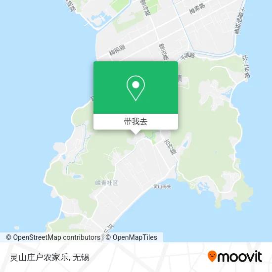 灵山庄户农家乐地图