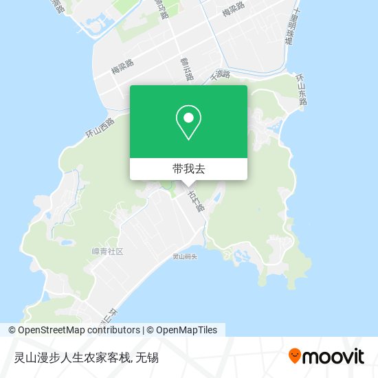 灵山漫步人生农家客栈地图