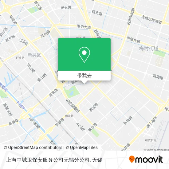 上海中城卫保安服务公司无锡分公司地图