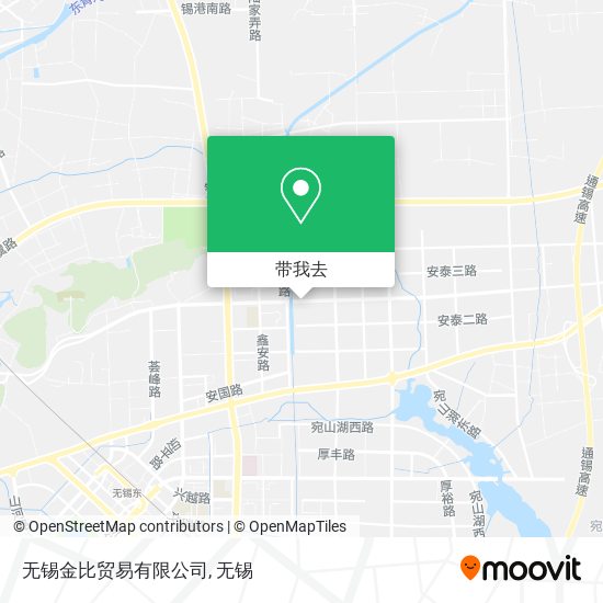 无锡金比贸易有限公司地图