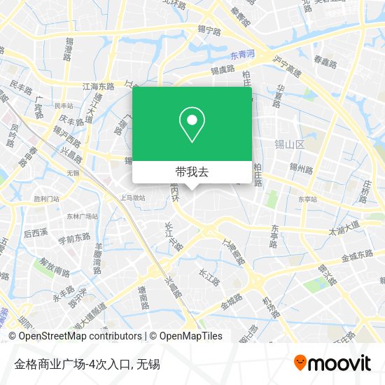 金格商业广场-4次入口地图