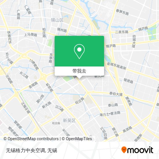 无锡格力中央空调地图