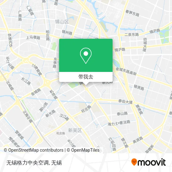 无锡格力中央空调地图