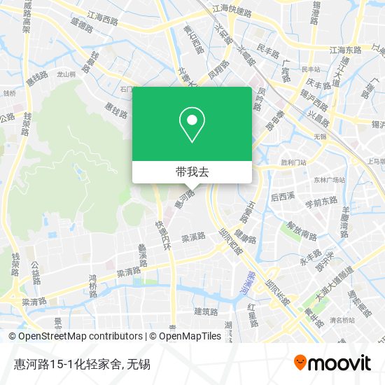 惠河路15-1化轻家舍地图