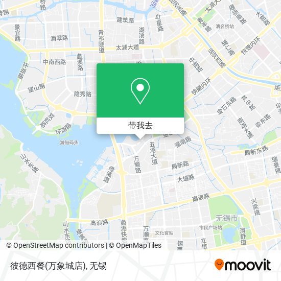 彼德西餐(万象城店)地图