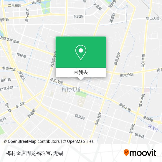 梅村金店周龙福珠宝地图