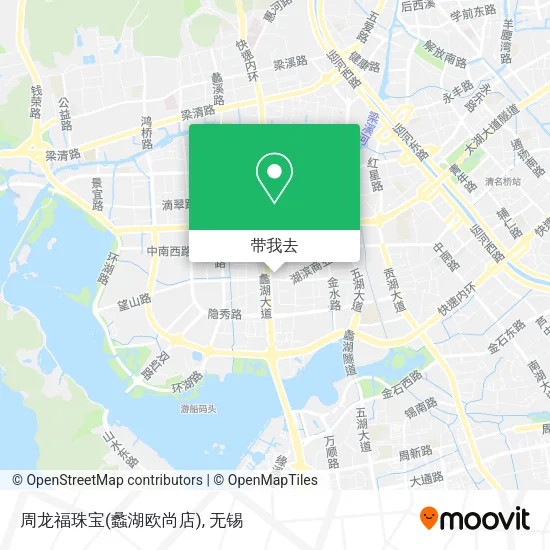 周龙福珠宝(蠡湖欧尚店)地图