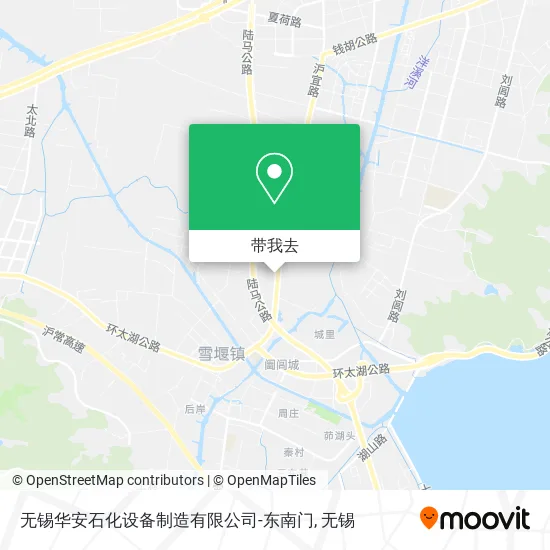 无锡华安石化设备制造有限公司-东南门地图