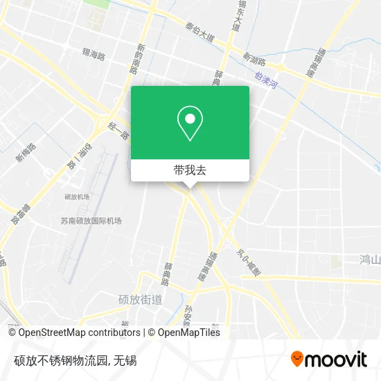 硕放不锈钢物流园地图