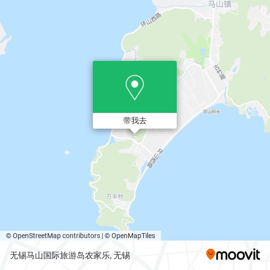 无锡马山国际旅游岛农家乐地图