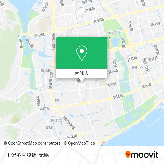 王记脆皮鸡饭地图