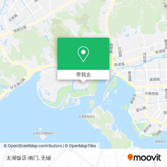太湖饭店-南门地图