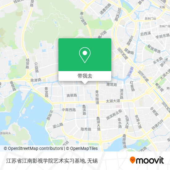江苏省江南影视学院艺术实习基地地图