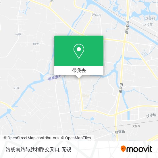 洛杨南路与胜利路交叉口地图