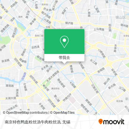 南京特色鸭血粉丝汤牛肉粉丝汤地图