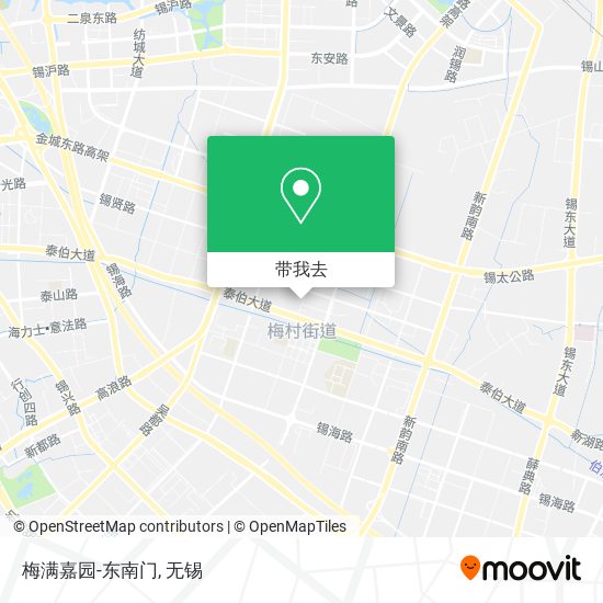 梅满嘉园-东南门地图
