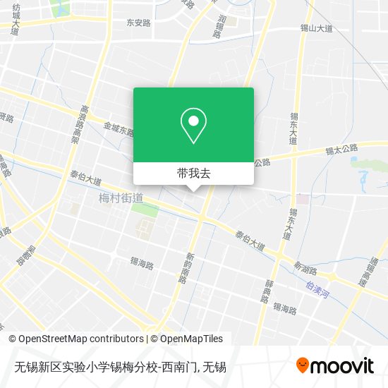 无锡新区实验小学锡梅分校-西南门地图
