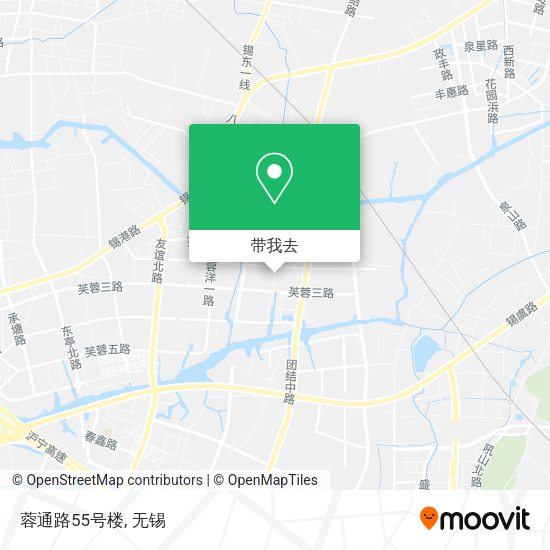 蓉通路55号楼地图